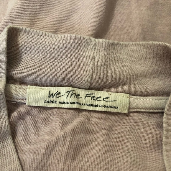 WE THE FREE Fearless Mock Neck Top in Dusty HImalaya Size L - Picture 9 of 12